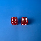 BMX GLITTER RED VALVE CAPS FOR OLD SCHOOL MONGOOSE MOTOMAG GT PRO PERFORMER