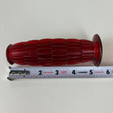 BICYCLE GRIPS RED / GLITTER 7/8" I.D. 5-1/8" LONG VINTAGE NOS