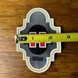 HUFFY BICYCLE DECAL HEAD BADGE NAME PLATE STICKER NOS VINTAGE