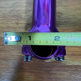 BICYCLE HANDLE BAR STEM FITS OLD SCHOOL MOUNTAIN BIKE 1990S PURPLE 21.1