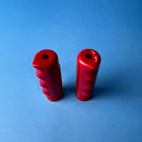 TRICYCLE GRIPS RED 2-5/8" LONG 5/8" I.D. FOR TRICYCLE SCOOTER OTHERS VINTAGE NOS