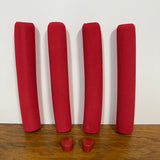 BICYCLE GRIPS RED FITS SCHWINN CONTINENTAL SUBURBAN ROAD BIKES & OTHERS NEW