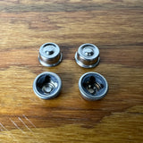 4X VINTAGE CAPS FOR TRICYCLE PEDAL CAR WAGON AXLE 5/16" VINTAGE NOS