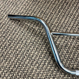 MID SCHOOL BMX HANDLEBAR STEEL CHROME FITS GT MONGOOSE SCHWINN & OTHERS NOS