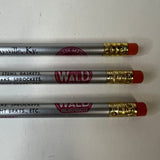 VINTAGE WALD INCORPORATED BICYCLE PARTS ADVERTISING PENCILS LOT OF 3 SILVER