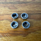 4X VINTAGE CAPS FOR TRICYCLE PEDAL CAR WAGON AXLE 5/16" VINTAGE NOS