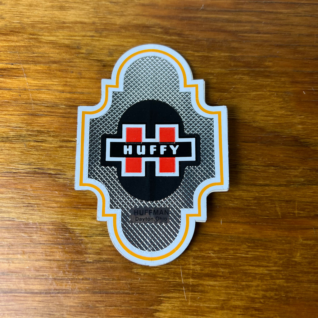 Huffy Racing Logos HUFFY BICYCLE DECAL HEAD BADGE NAME PLATE STICKER NOS VINTAGE – Bicycle ...