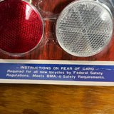BICYCLE REFLECTOR SET FOR SCHWINN ROAD BIKES OTHERS VINTAGE NOS