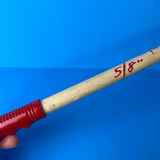 TRICYCLE GRIPS RED 2-5/8" LONG 5/8" I.D. FOR TRICYCLE SCOOTER OTHERS VINTAGE NOS