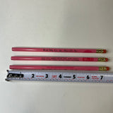 VINTAGE WALD INCORPORATED BICYCLE PARTS ADVERTISING PENCILS LOT OF 3 PINK