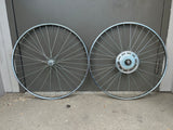 BICYCLE WHEELS SET 27 X 1-1/4 FITS SCHWINN HUFFY SEARS ROAD BIKES & OTHERS NEW