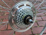 BICYCLE WHEELS SET 27 X 1-1/4 FITS SCHWINN HUFFY SEARS ROAD BIKES & OTHERS NEW