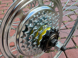 BICYCLE WHEELS SET 27 X 1-1/4 FITS SCHWINN HUFFY SEARS ROAD BIKES & OTHERS NEW