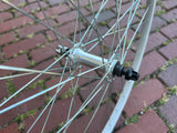 BICYCLE WHEELS SET 27 X 1-1/4 ALLOY FITS SCHWINN HUFFY ROAD BIKES & OTHERS NEW