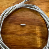 BMX OLD SCHOOL CLEAR FRONT BRAKE CABLE FIT REDLINE HARO MASTER GT DYNO SCHWINN