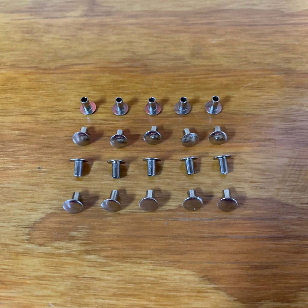 20 FENDER RIVETS AUTHENTIC FITS SCHWINN STINGRAY KRATE & OTHERS VINTAGE NOS