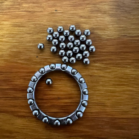 SCHWINN BICYCLE HEAD TUBE HEAD SET LOOSE BALL BEARINGS 3/16