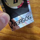 IVERSON BICYCLE HEAD BADGE STICKER VINTAGE NOS