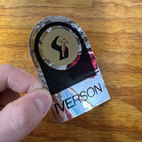 IVERSON BICYCLE HEAD BADGE STICKER VINTAGE NOS