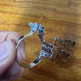5 SHIMANO 333 MUSCLE BIKE TOURING BICYCLE 1" DOUBLE CABLE CLAMPS VINTAGE NOS