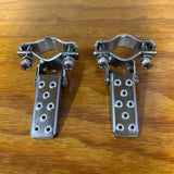 OLD SCHOOL BMX FREESTYLE CHROME FORK STANDERS PEGS FIT GT PRO PERFORMER PFT DYNO
