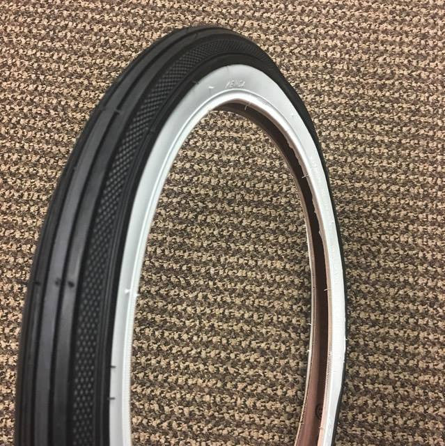 BICYCLE TIRE FITS SCHWINN STINGRAY KRATE RUNABOUT S-7 16 X 3/4 WHITE WALL
