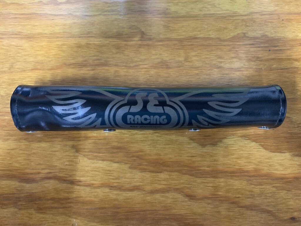 SE RACING BMX INNOVATIONS BLACK TOP TUBE FRAME PAD OLD SCHOOL VINTAGE RARE NOS