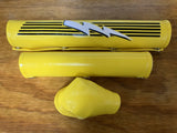 BMX RACING PADS YELLOW OLD SCHOOL NOS VINTAGE