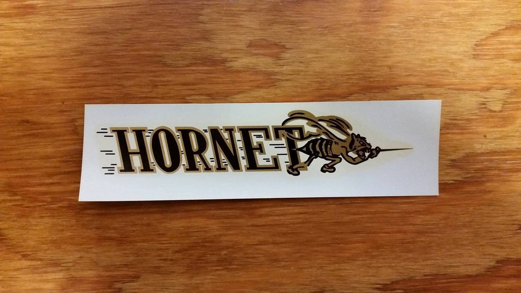 HORNET DECAL FOR SCHWINN BICYCLE NEVER USED BLACK & GOLD