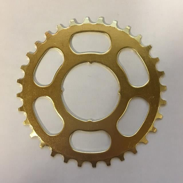 BICYCLE SPROCKET SUNTOUR GOLD 32 TEETH OLD SCHOOL NOS JAPAN