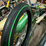 SCHWINN STINGRAY PEA PICKER GREEN LINE FRONT TIRE 16 X 1-3/4 S-7 NEW