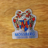 MOSSBERG BICYCLE DECAL VINTAGE NOS EASY STICKER TYPE RAT ROD BIKE