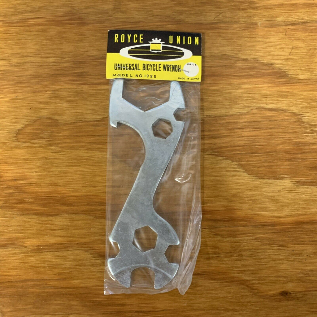 UNIVERSAL BICYCLE WRENCH ROYCE UNION MADE IN JAPAN VINTAGE NOS