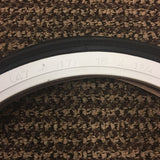 BICYCLE TIRE FITS SCHWINN STINGRAY KRATE RUNABOUT S-7 16 X 1 3/4 WHITE WALL