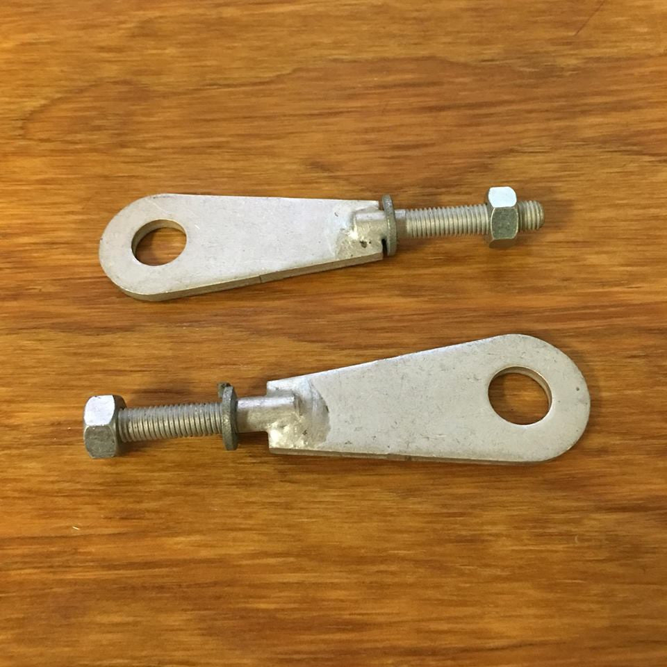 WHIZZER BICYCLE CHAIN ADJUSTERS NEW COMPLETE PAIR