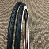 SCHWINN STING-RAY FASTBACK BICYCLE TIRES 20 X 1-3/8 S-5 S-6 WHITE WALLS NOS W/TUBES