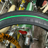 SCHWINN STINGRAY PEA PICKER GREEN LINE FRONT TIRE 16 X 1-3/4 S-7 NEW