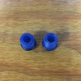 BICYCLE HANDLE BAR TAPE PLUGS BLUE FITS SCHWINN & OTHERS NOS