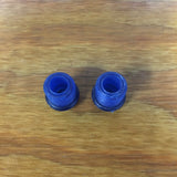 BICYCLE HANDLE BAR TAPE PLUGS BLUE FITS SCHWINN & OTHERS NOS