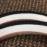 BICYCLE TIRES FITS SCHWINN STING-RAY FASTBACK 20 X 1-3/8 WHITE WALLS NOS