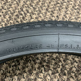 BICYCLE TIRES 20 X 1-3/4 BLACK FITS SCHWINN STING RAYS BICYCLES S-7 WHEELS