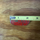 PAVONES BICYCLE BADGE WELDING SERVICE BRASS NOS