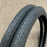 BICYCLE TIRES 20 X 1-3/4 BLACK FITS SCHWINN STING RAYS BICYCLES S-7 WHEELS