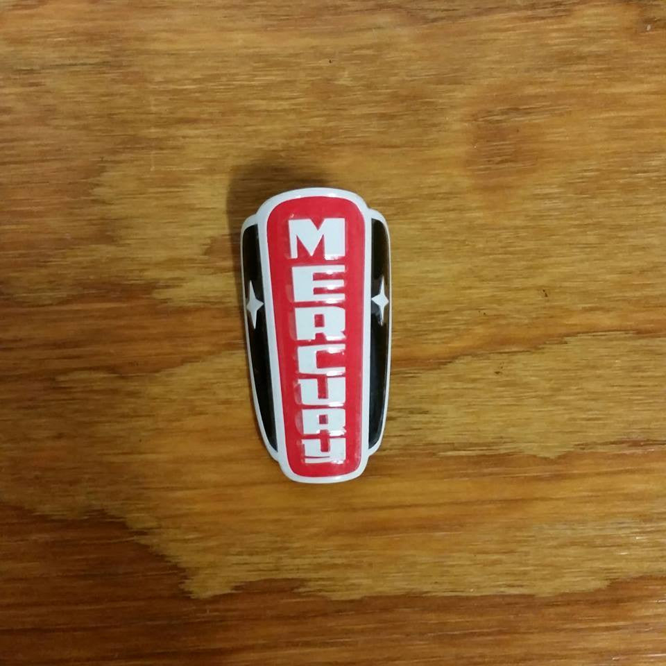 MERCURY BICYCLE HEADBADGE NAMEPLATE TRICYCLE