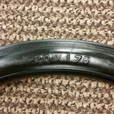 TRICYCLE TIRE SEMI PNEUMATIC HARD RUBBER TRIKE FIRESTONE 20 X 175 NOS