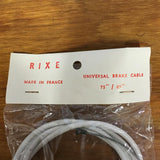 UNIVERSAL BRAKE CABLE 75" / 65" MADE IN FRANCE WHITE VINTAGE NOS