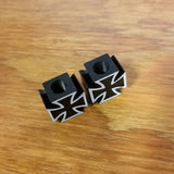 BICYCLE TIRE VALVE CAPS FITS CHOPPER BIKE STINGRAYS & OTHERS BLACK