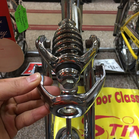 lowrider bicycle bent springer fork SCHWINN PHANTOM KRATE SPRINGER FORK CROWN / YOKE OTHERS VINTAGE NOS – Bicycle Heaven