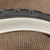BICYCLE TIRE 20 X 2.125 KNOBBY WHITE WALL FIT SCHWINN STING-RAY & OTHERS NEW
