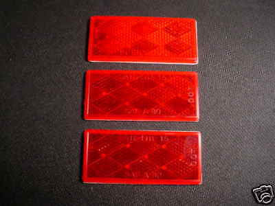 BICYCLE REFLECTORS FIT BIKES CARTS SCOOTERS OTHERS NEW